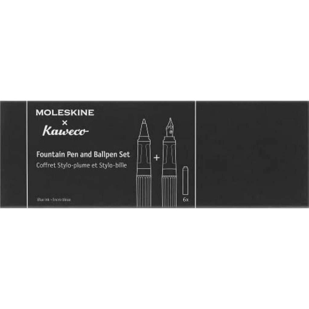 Moleskine x Kaweco Fountain Pen | Black ABS Plastic with Gold Nib