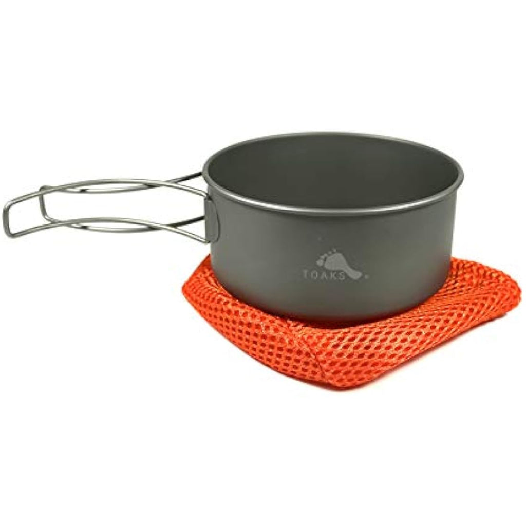 TOAKS Titanium 550ml Camping Bowl with Foldable Handles – 2.7 oz