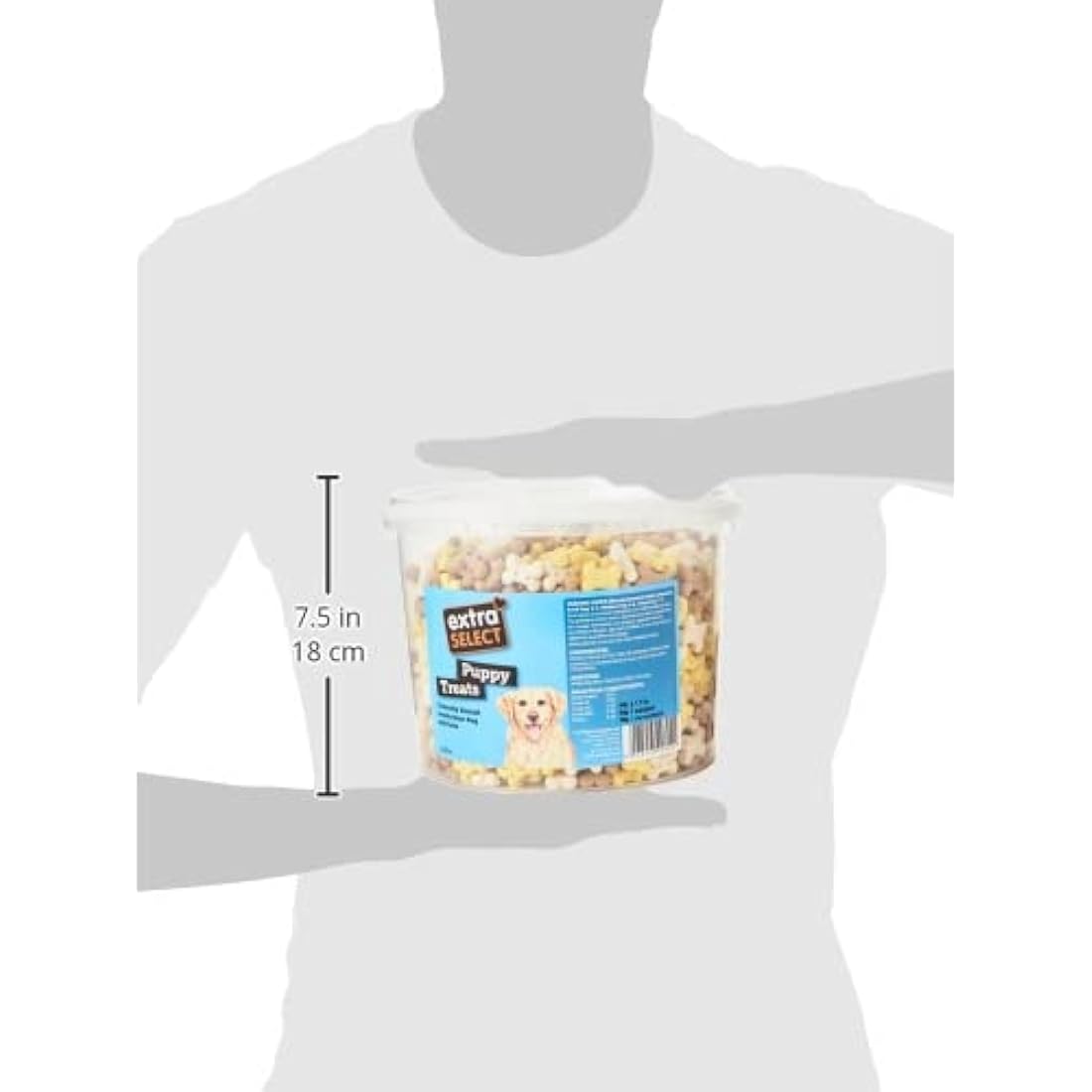 Extra Select Puppy Training Treats – Vanilla Dog Biscuits (3L Bucket)