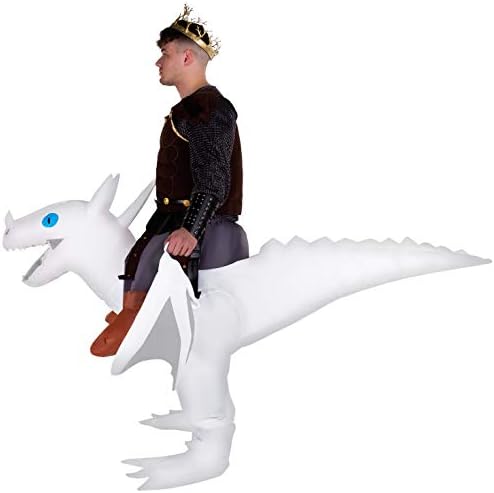 Morph Adult Inflatable Ride-On Dragon Halloween Fancy Dress Costume