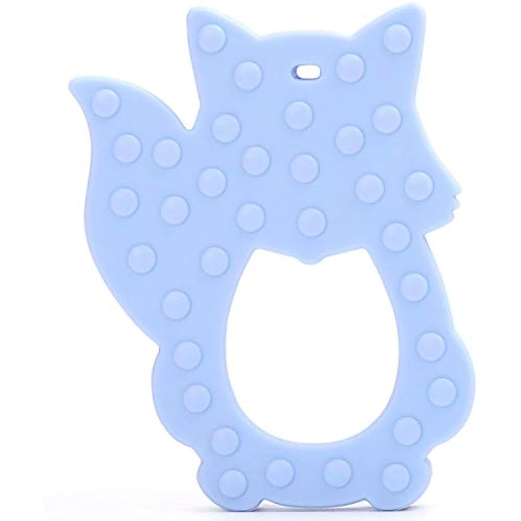 PREMYO Silicone Baby Teething Toy – BPA Free Fox Teether for Sore Gums