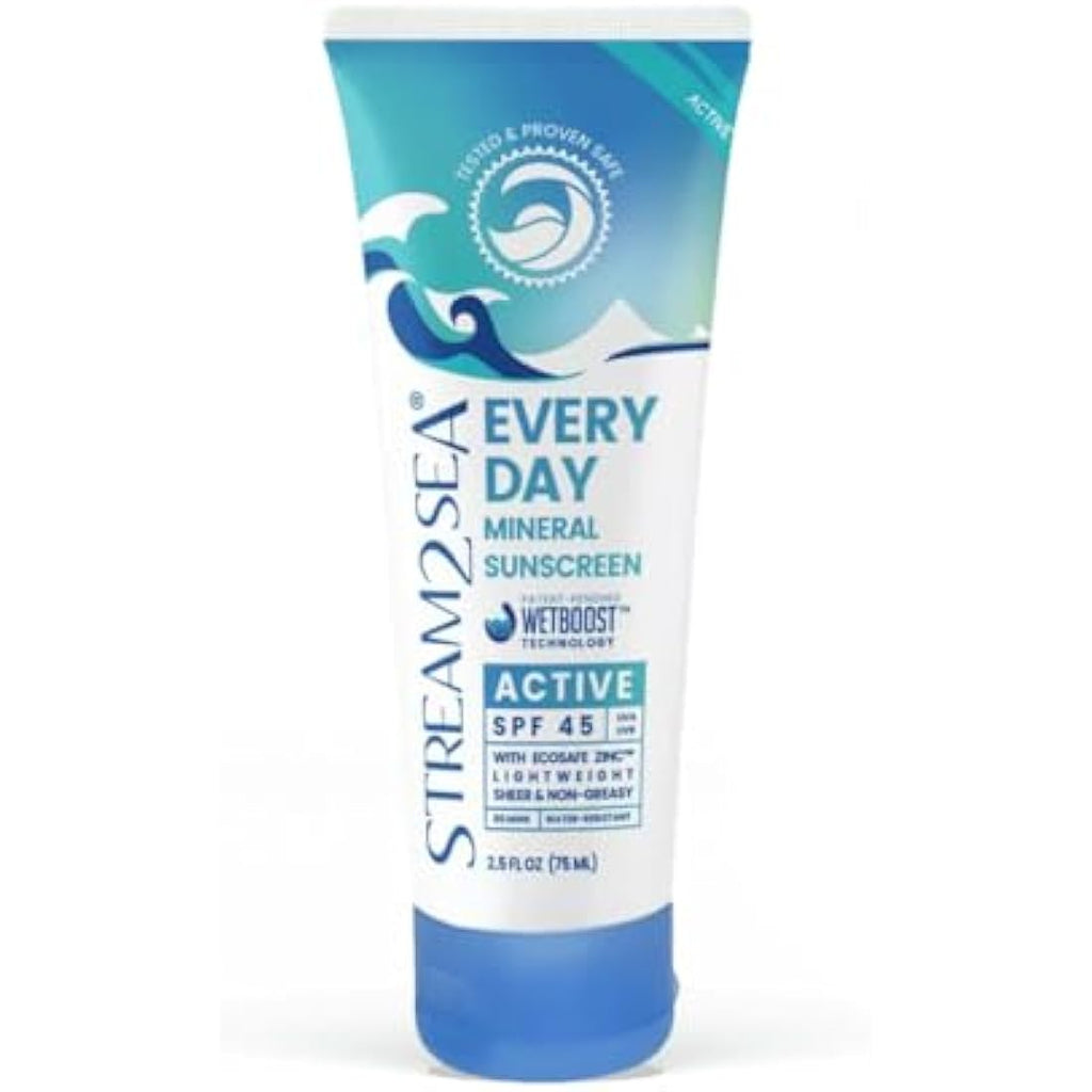 Stream2Sea SPF 45 Mineral Sunscreen – Reef Safe & Water Resistant