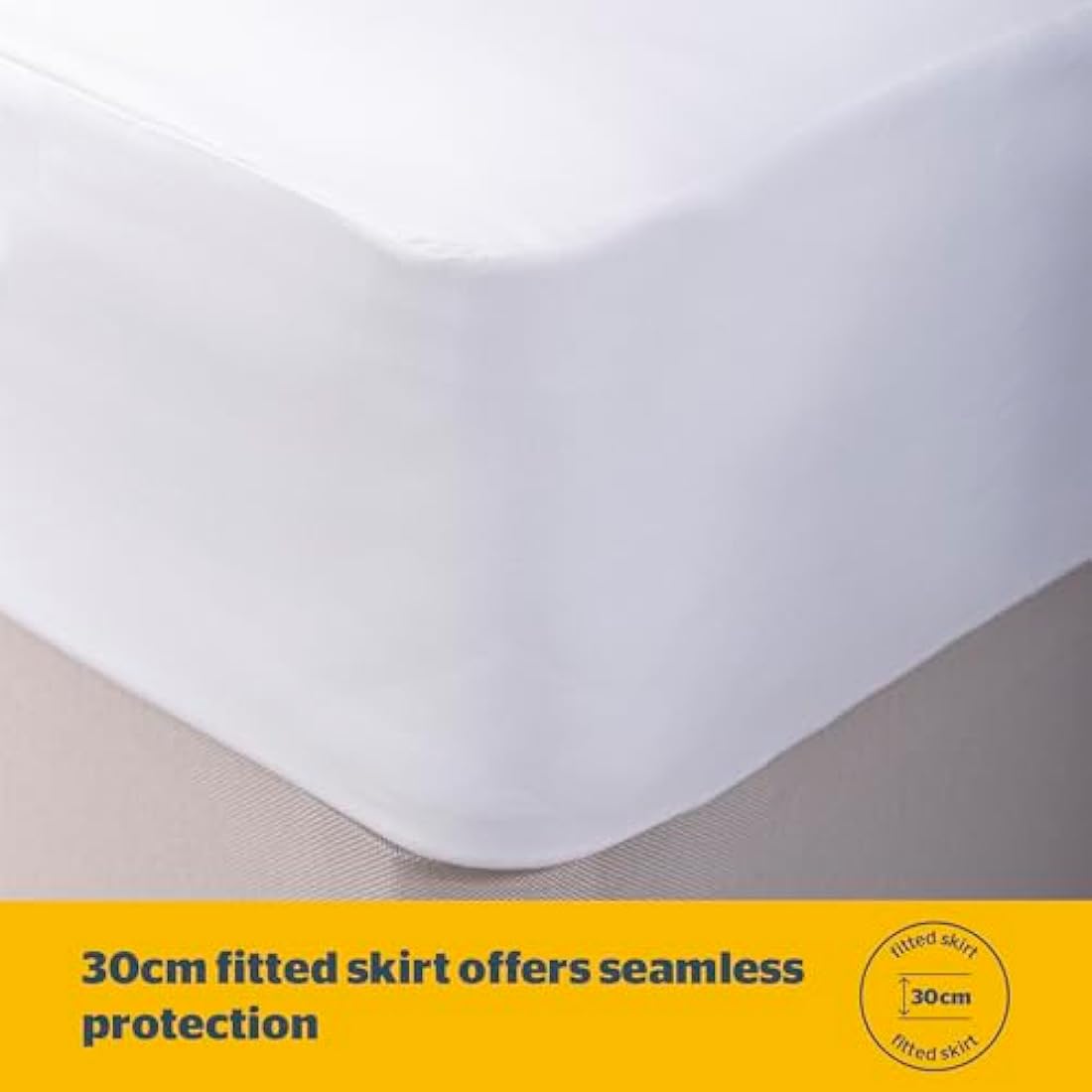 Silentnight Waterproof Mattress Protector – Single Soft Touch Fitted Pad