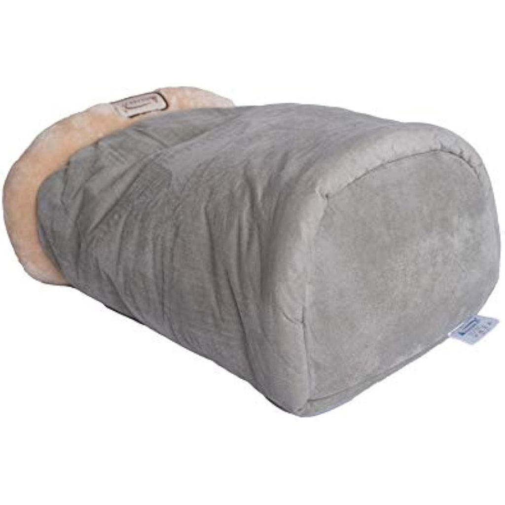 Armarkat Sage Green Cat Bed – Washable Faux Suede & Fur Pet Bed, 22-Inch