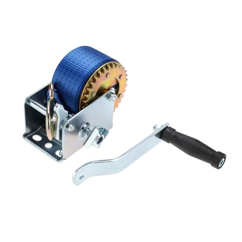 BOOMSTART Manual Hand Winch | 1000LBS Heavy Duty Boat Trailer Strap