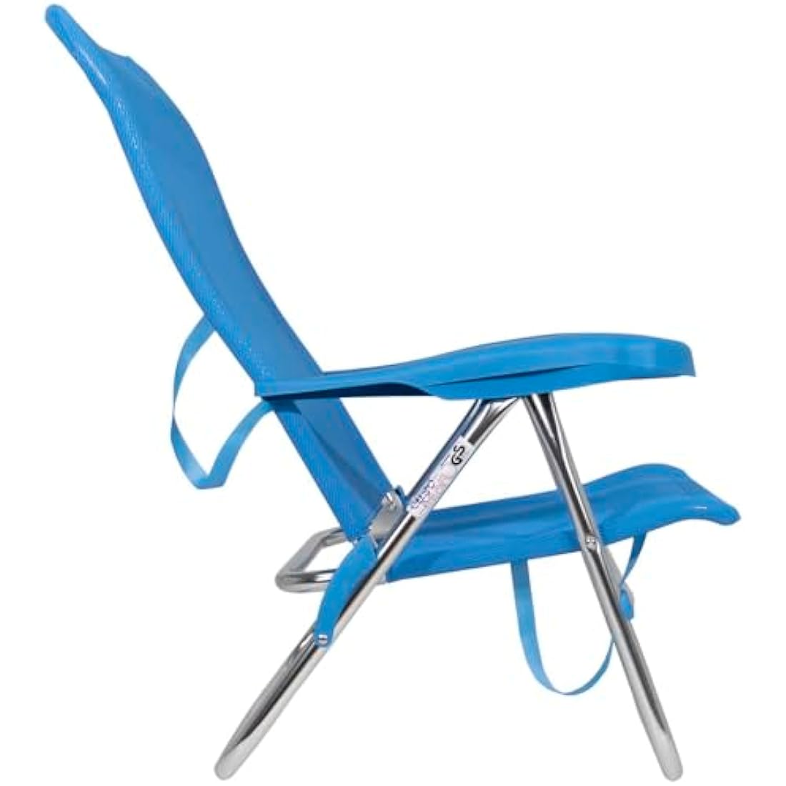 Crespo AL-205 Beach Chair – 7-Position Adjustable Outdoor Seat - White