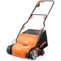LawnMaster 1350W Electric Lawn Scarifier & Rake | 33cm Width, 40L Bag