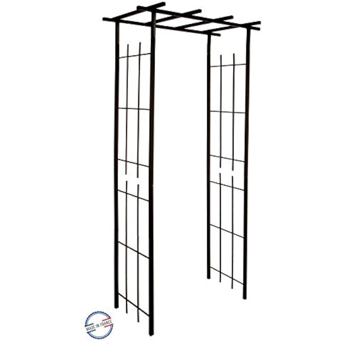 Louis Moulin Aged Iron Square Tube Pergola for Climbing Plants