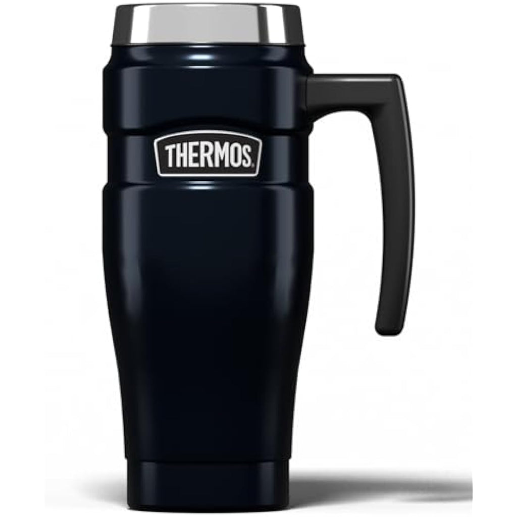 Thermos Stainless King Travel Mug - 470ml Midnight Blue Insulated Cup