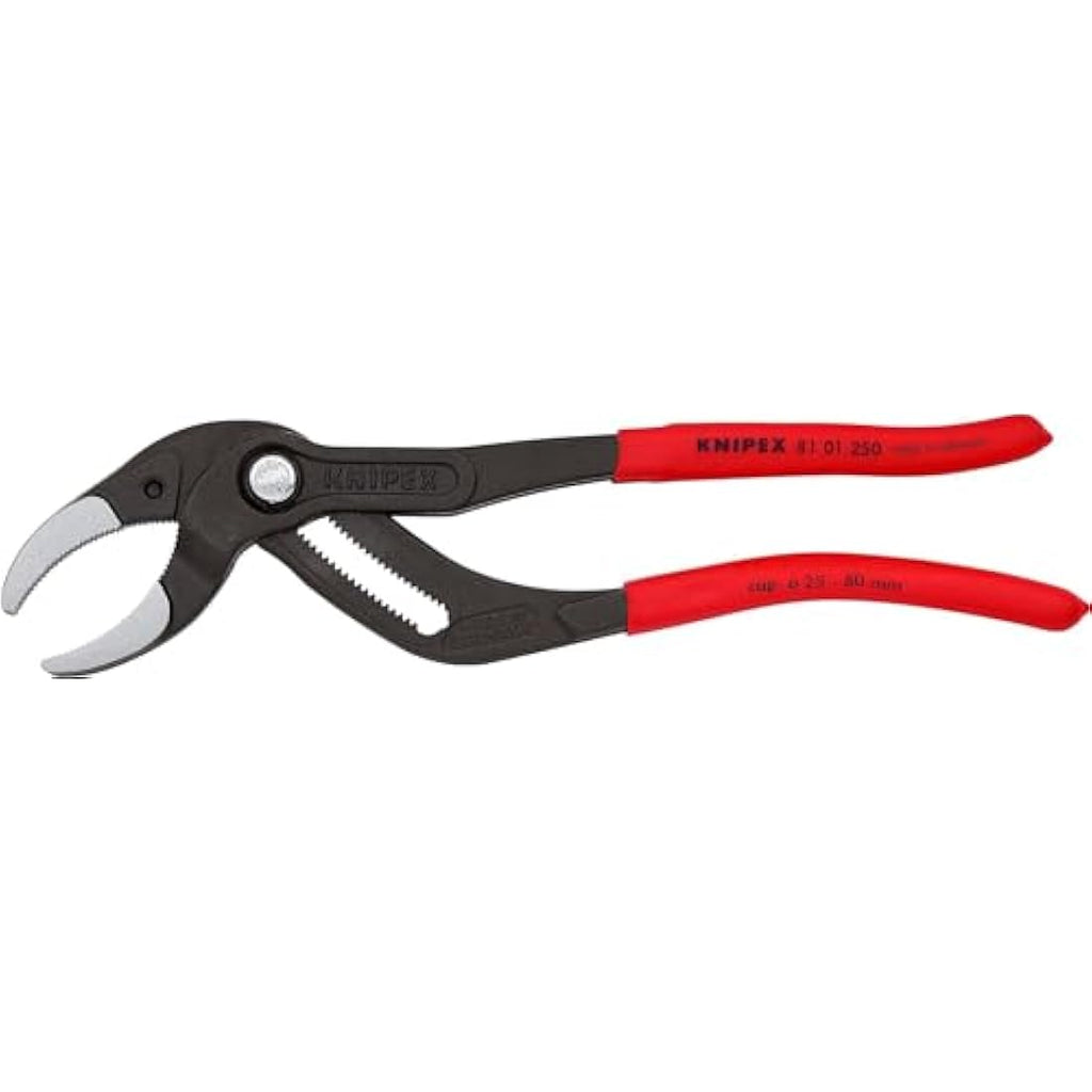Knipex 250mm Siphon and Connector Pliers – Non-Slip Plastic Grip