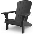 Keter Alpine Adirondack Garden Chair – Weatherproof Graphite Grey