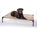 K&H Pet Products Elevated Dog Bed – Large Tan Mesh Cooling Pet Cot