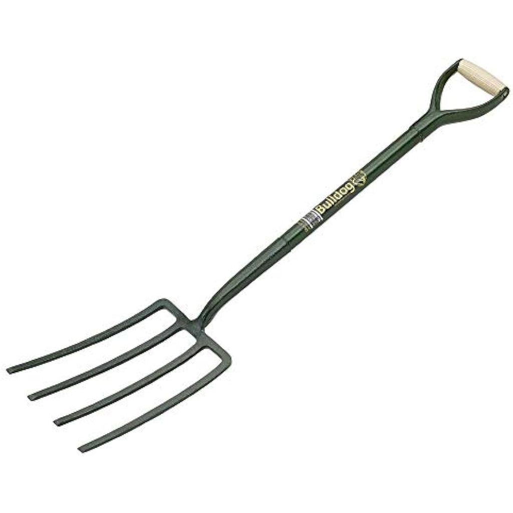 Bulldog 5TFAM All Metal Trenching Fork – 4 Prong Solid Forged Steel