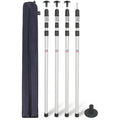 REDCAMP Adjustable Aluminum Tarp Poles – Telescopic Camping Tent Poles