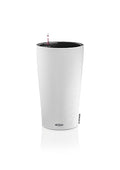 Lechuza Cilindro Color 32 Self-Watering Planter | White Plastic Pot