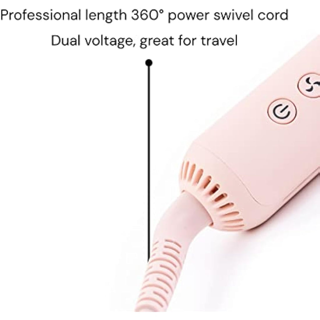 L'ANGE HAIR Le Duo 360° Airflow Styler | 2-in-1 Titanium Flat Iron