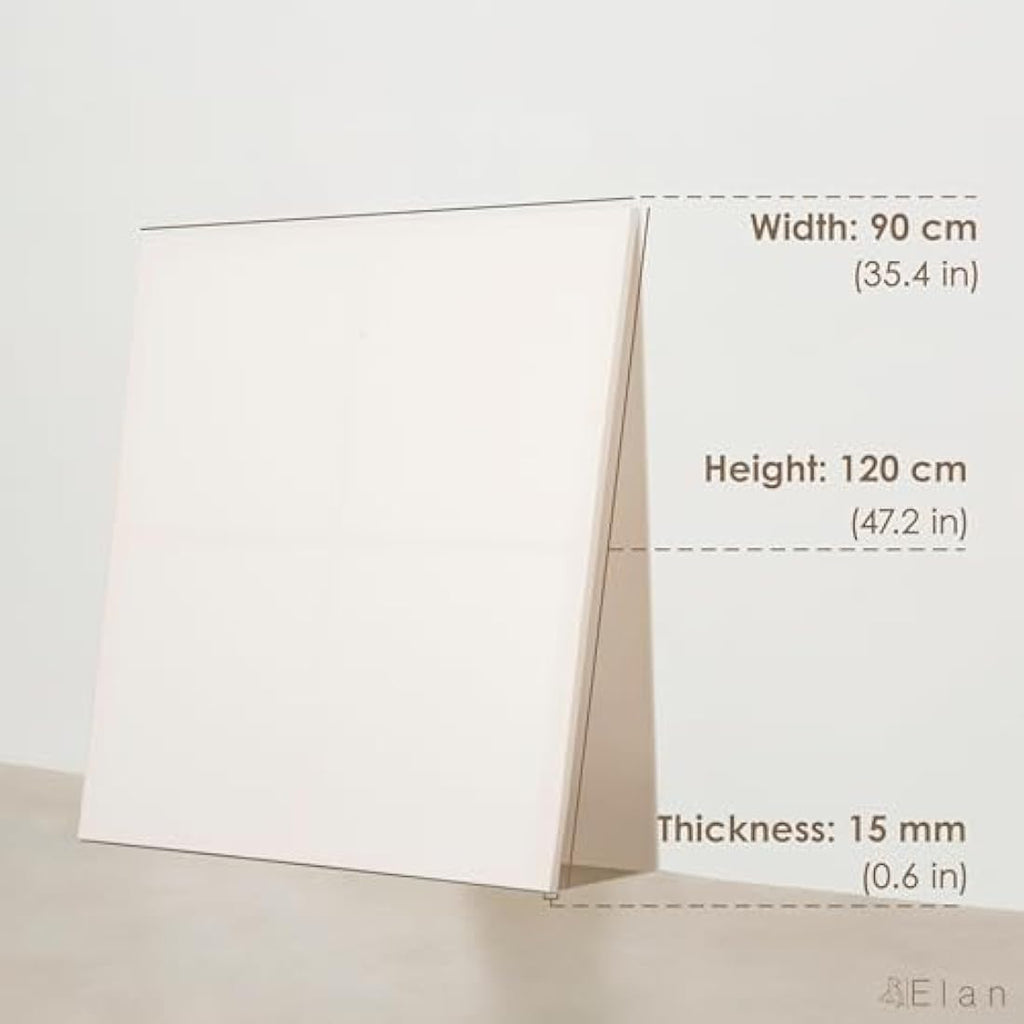 Elan 90x120cm Stretched Canvases | 3-Pack Triple Primed 100% Cotton
