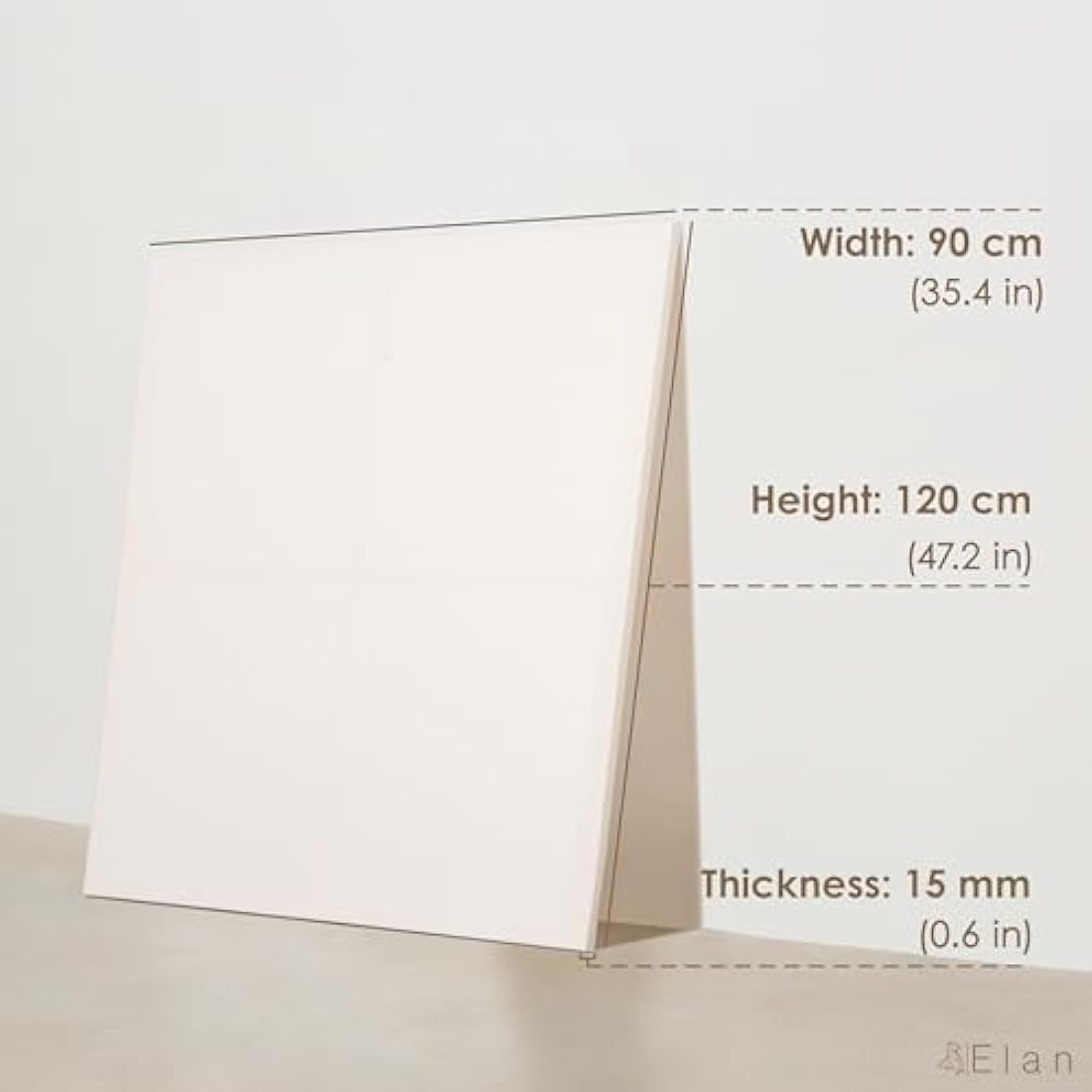 Elan 90x120cm Stretched Canvases | 3-Pack Triple Primed 100% Cotton