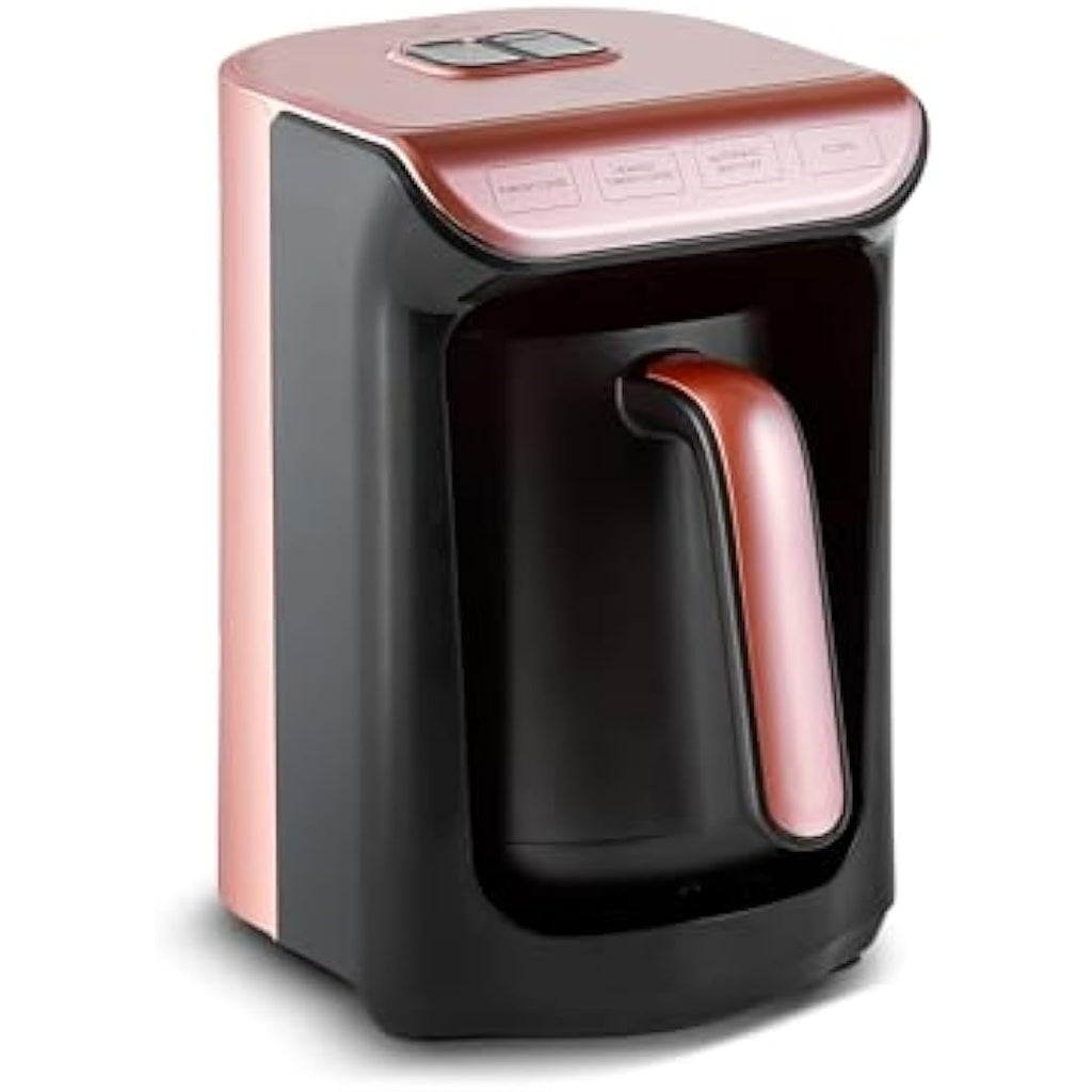 Karaca Hatır Köz Turkish Coffee Machine | 5-Cup Automatic Maker, Roseberry