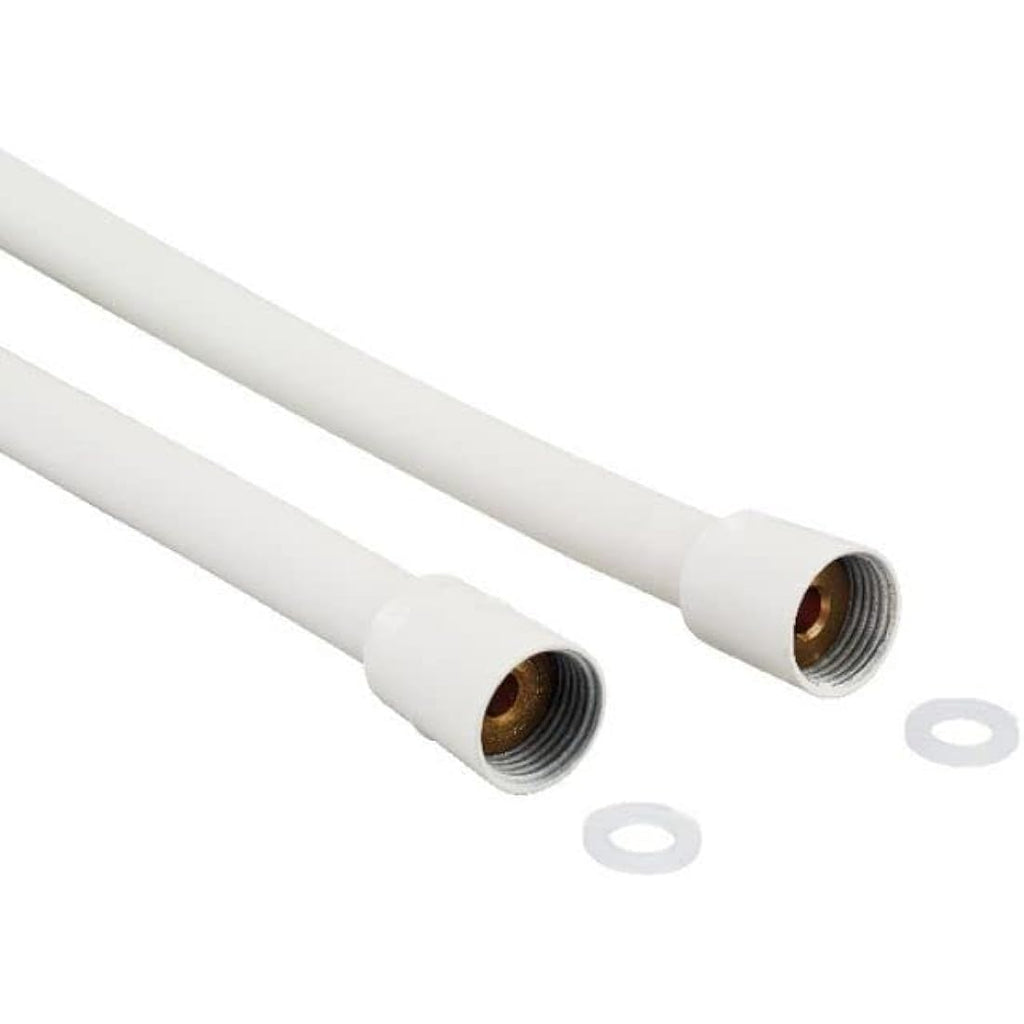 White Pearl PVC Shower Hose – 1.5m Flexible Plumbing