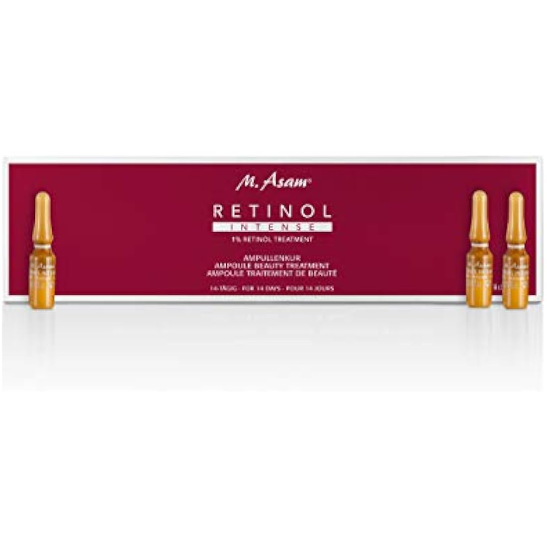 M. Asam Retinol Intense Ampoules – Anti-Aging Night Treatment (14 x 1ml)