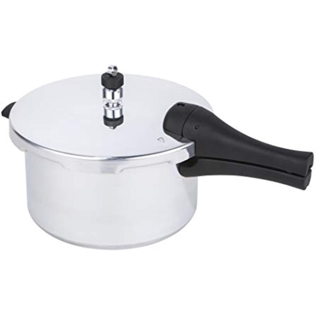 Prestige 4L Aluminium Pressure Cooker – Induction Safe Silver Pot