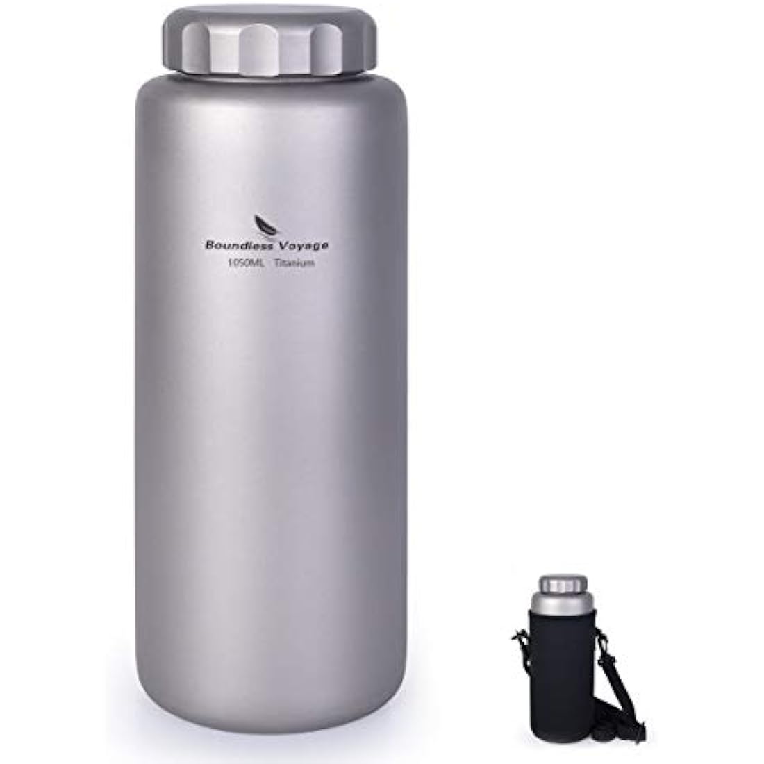 Boundless Voyage Titanium 1050ml Water Bottle & 600ml Cup Set