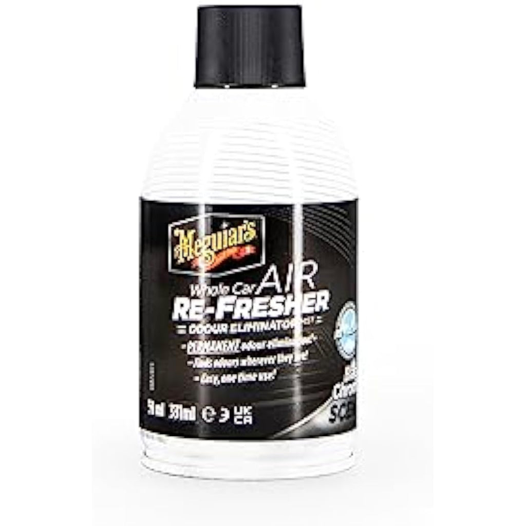 Meguiar's Car Air Re-Fresher Odour Eliminator Mist – Black Chrome Scent