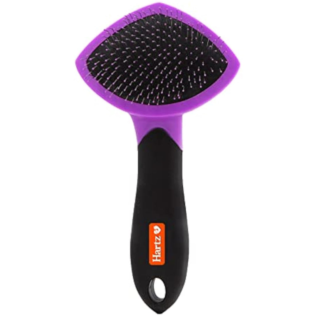 Hartz Slicker Brush for Cats and Small Dogs – Ergonomic Grooming Tool