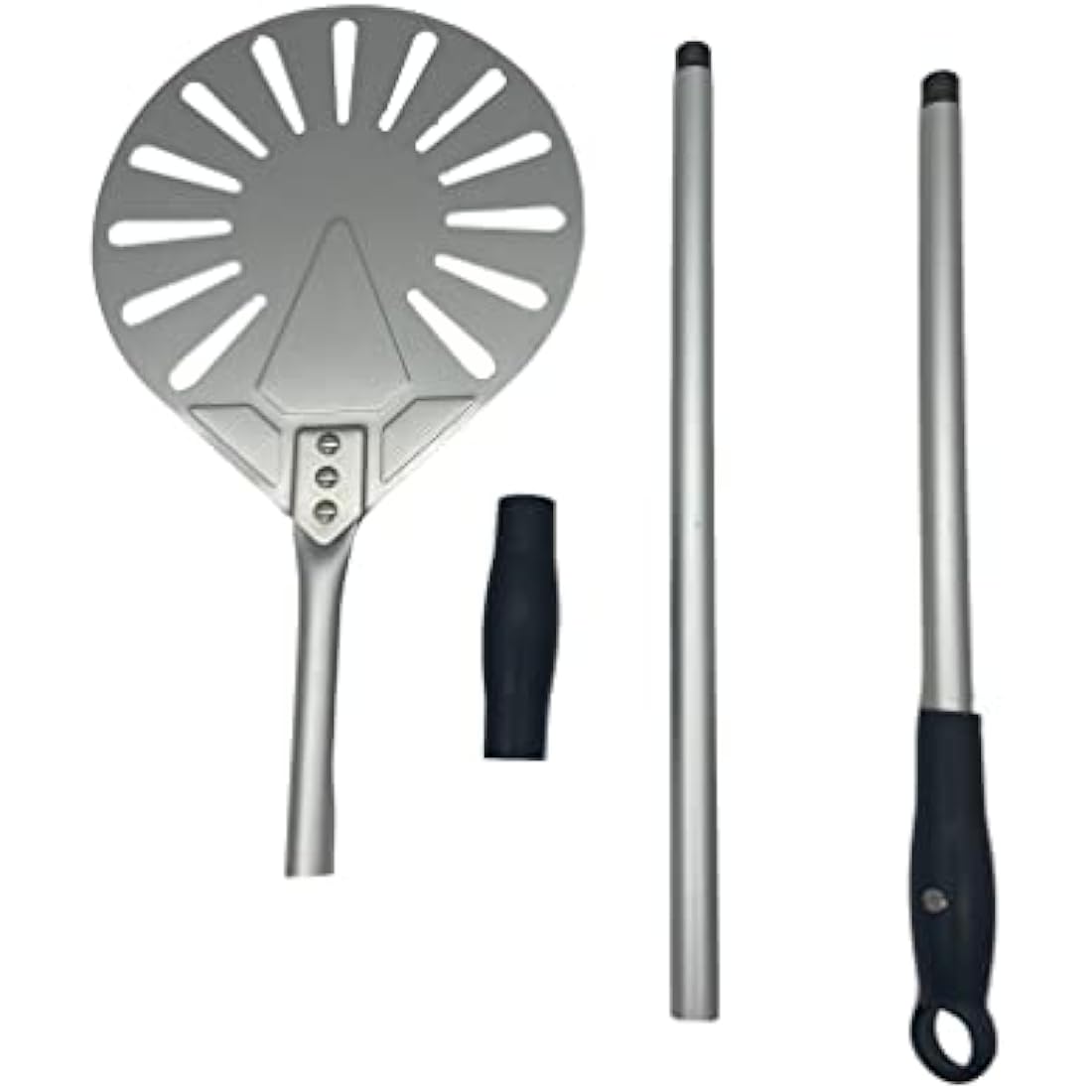 9-Inch Perforated Turning Pizza Peel with 47-Inch Long Handle