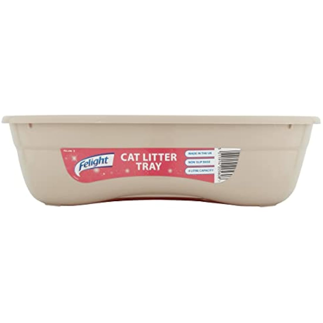 Felight Cat Litter Tray | Non-Slip Base for Kittens & Cats - 42cm