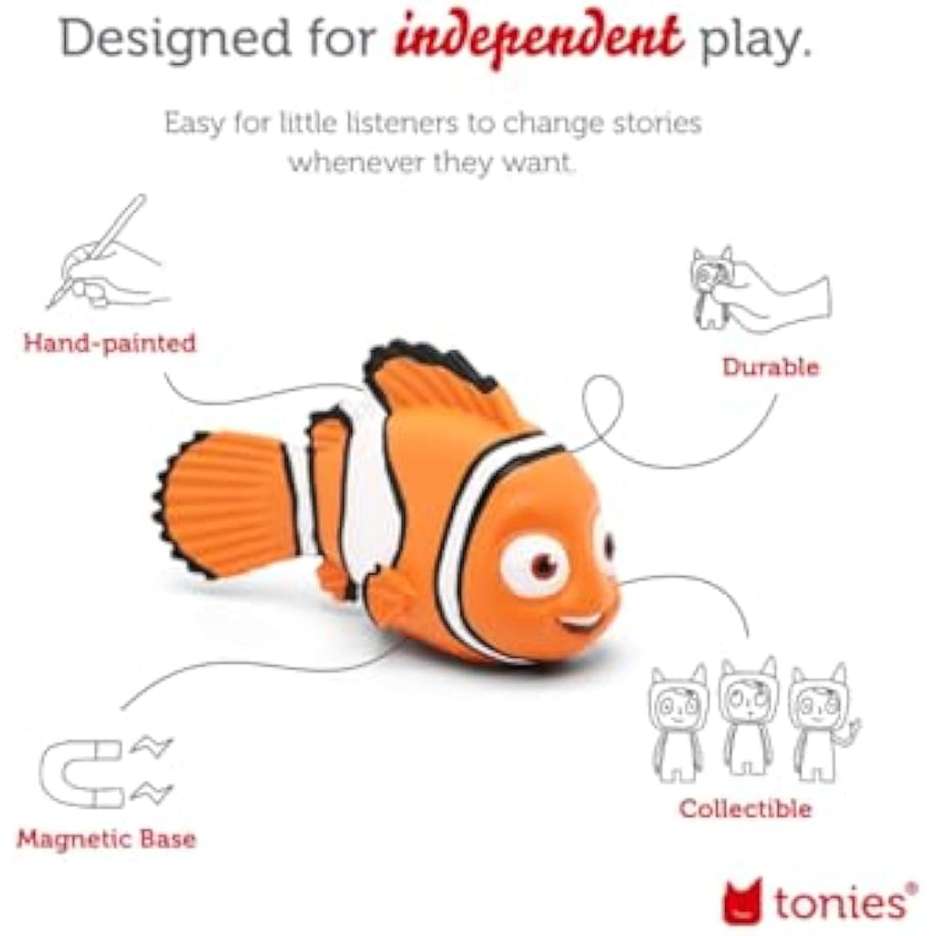 Disney Finding Nemo Toniebox Audio Character - Screen-Free Storytelling