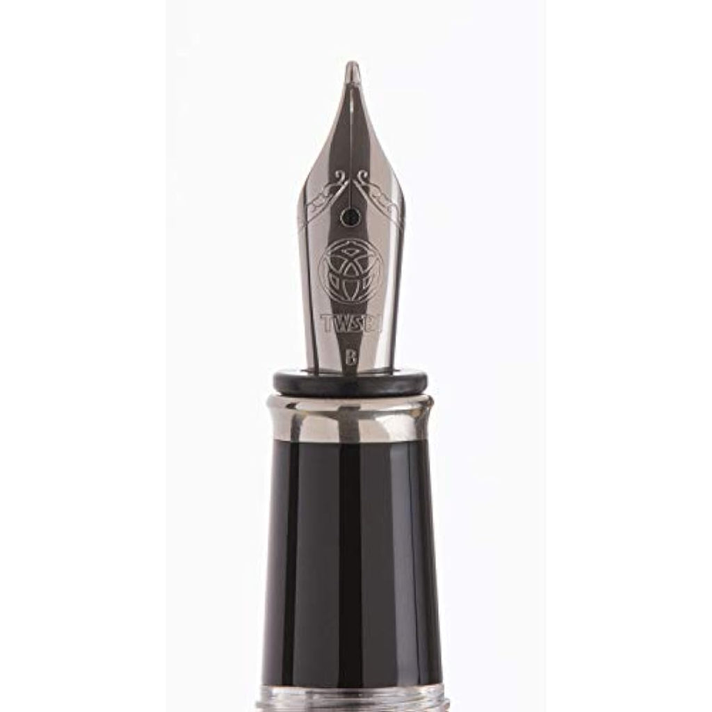 Twsbi Diamond Mini Classic Fountain Pen – Black Resin, Transparent (M)