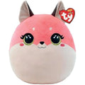 TY Squish a Boo Roxie Fox – 20cm Pink and White Plush Pillow Toy