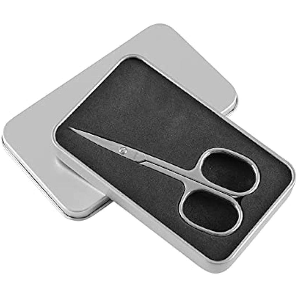 LIVINGO Stainless Steel Manicure Scissors – Curved Blade Beauty Tool