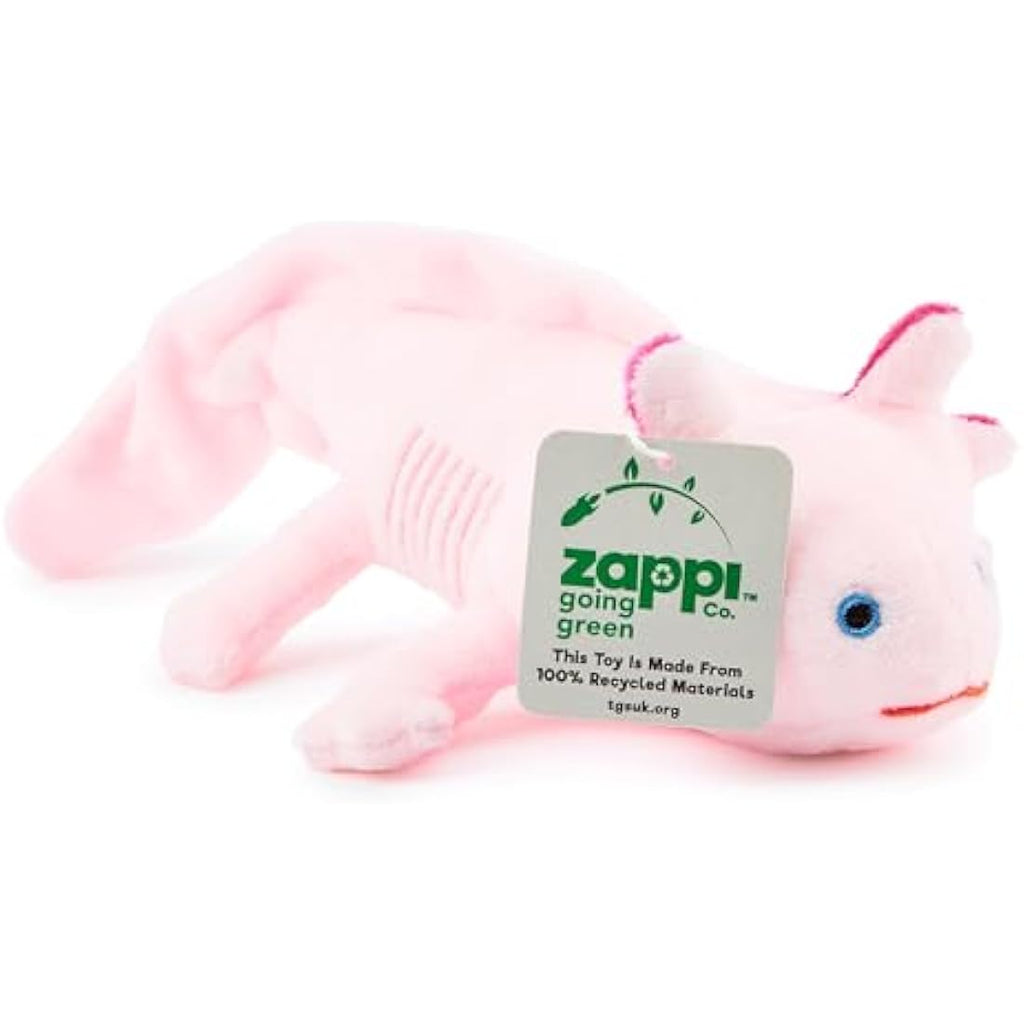 Zappi Co Recycled Axolotl Plush Toy – 22cm Eco-Friendly Stuffed Animal