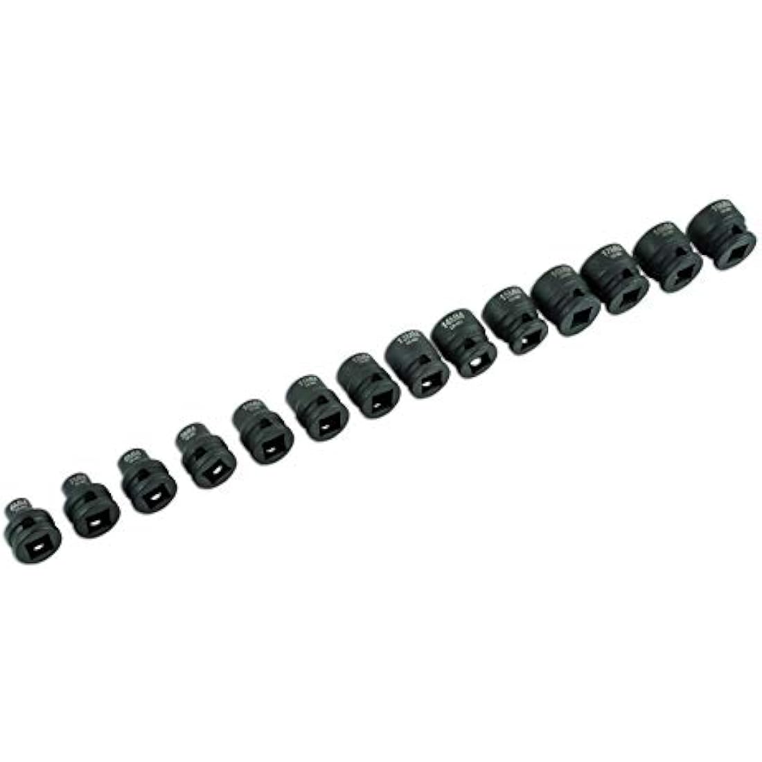 Laser Tools 3/8"D Stubby Impact Socket Set - 14pc Automotive Kit