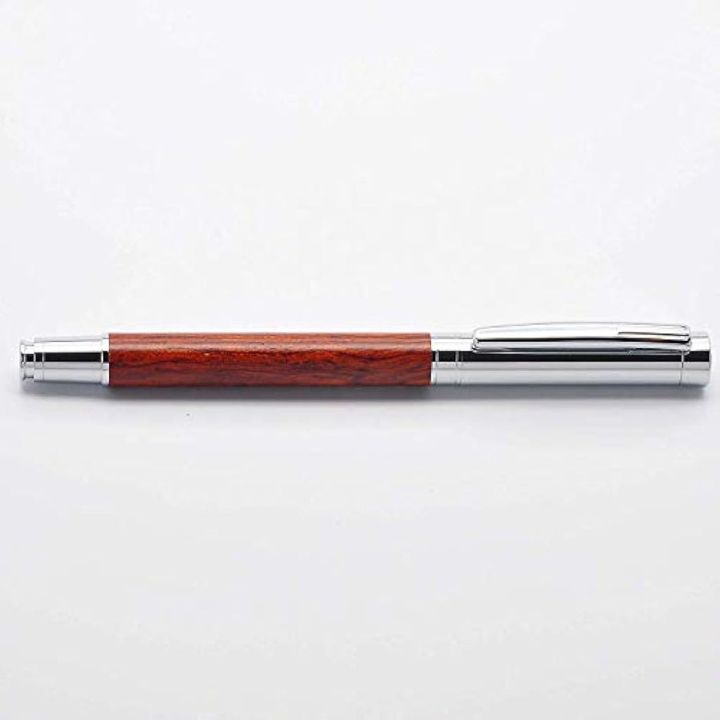 LACHIEVA LUX Rosewood Rollerball Pen Set | Handcrafted Wood Gift Box