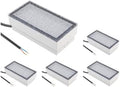 ledscom.de LED Paving Stone Ground Light – IP67 Walkable Warm White 20x10cm