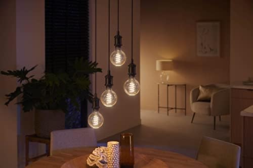 Philips Hue White Ambiance Filament E27 Smart LED Globe – 550 Lumens