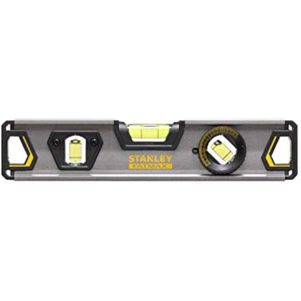 Stanley Torpedo Pro Aluminium Spirit Level - 23 cm Black Hand Tool