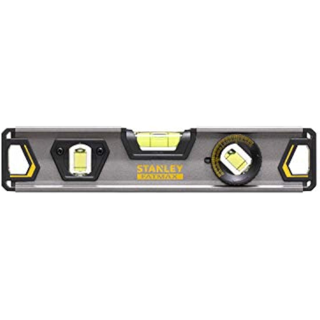 Stanley Torpedo Pro Aluminium Spirit Level - 23 cm Black Hand Tool