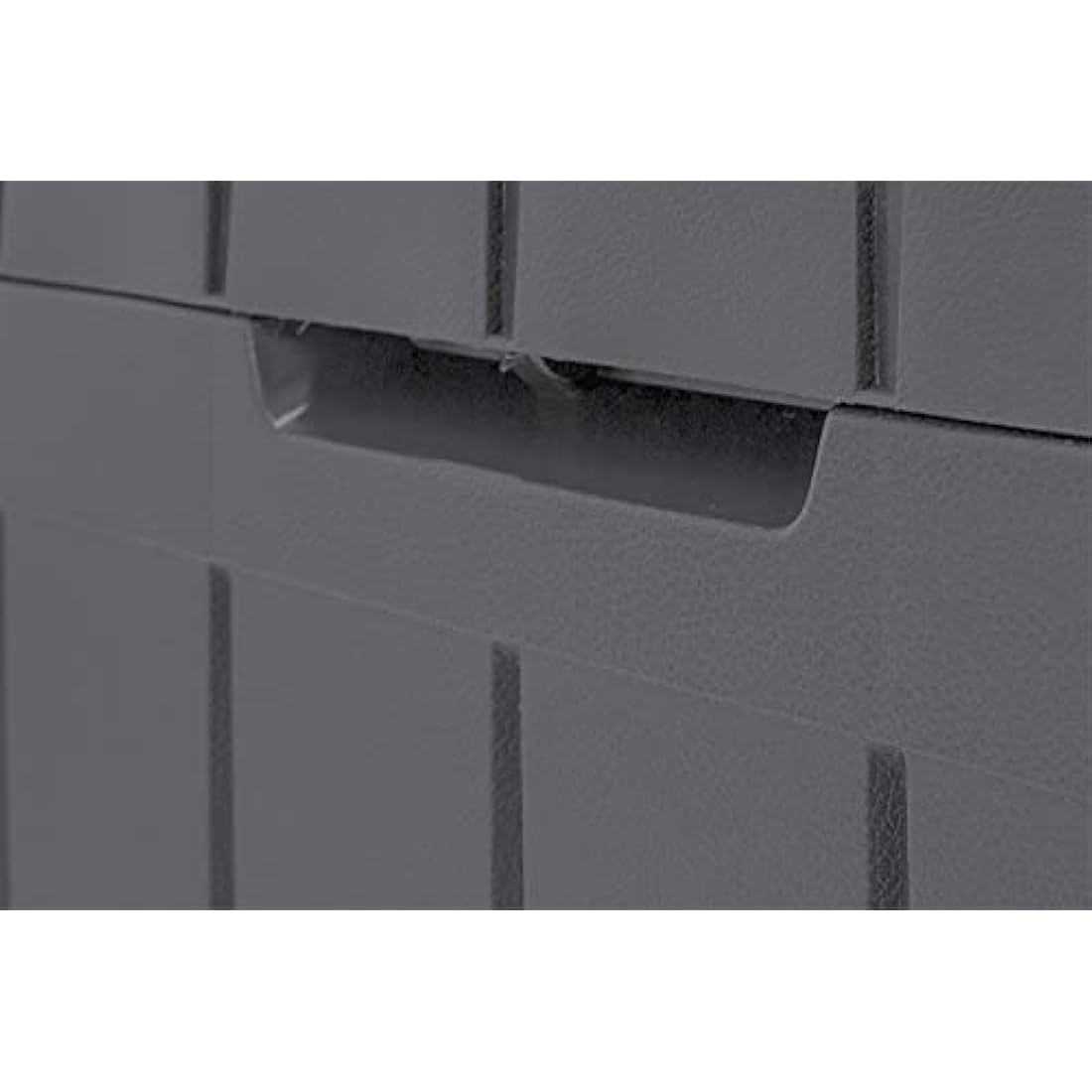 Keter Marvel+ 270L Outdoor Garden Storage Box – Graphite Wood Effect