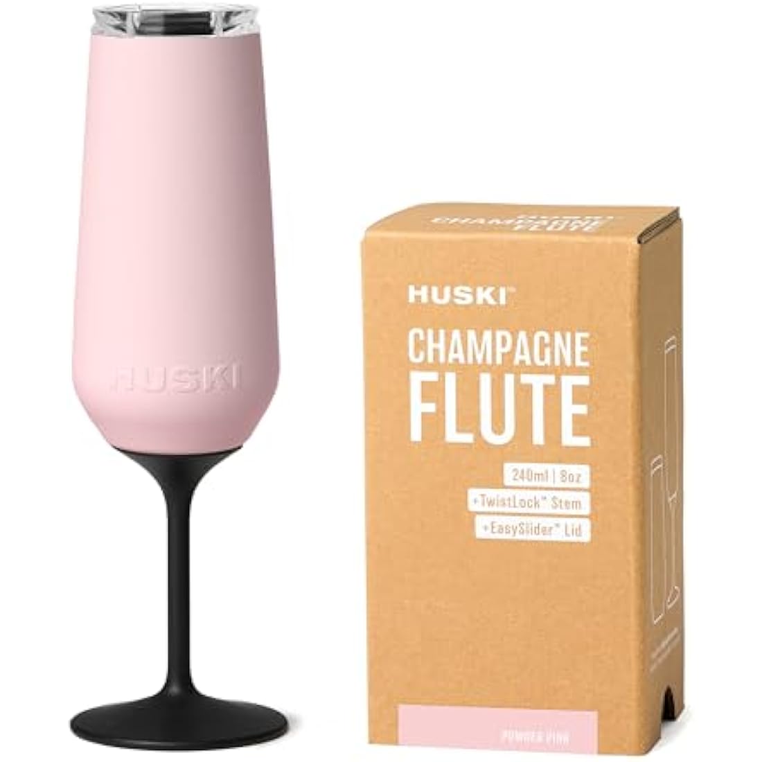 Huski Champagne Flute | 240ml Triple Insulated Stainless Steel Tumbler