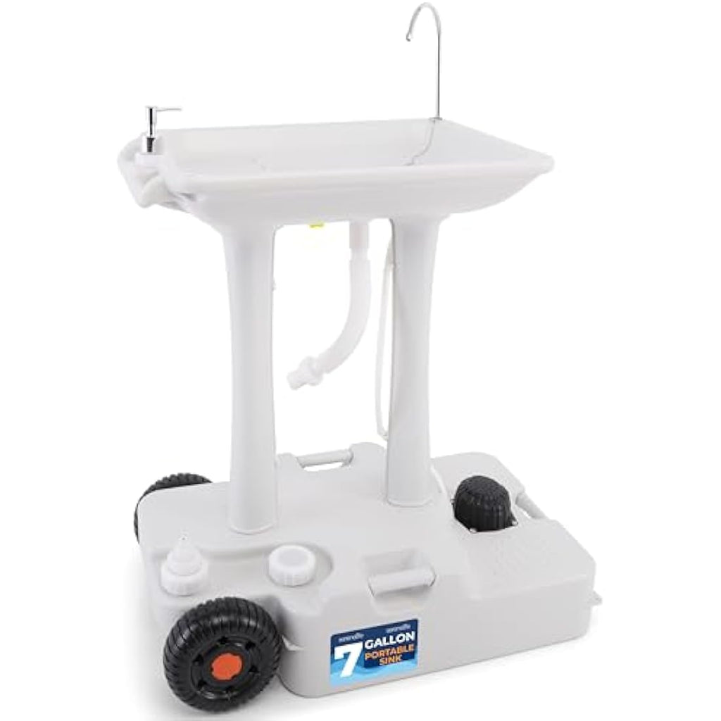 SereneLife Portable Camping Sink - 30L Outdoor Handwashing Station