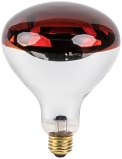 SM Pet Supplies Infrared Heat Lamp with 150W Red Bulb and Hi-Lo Switch