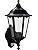 Luceco Six Panel Coach Lantern | Black Outdoor PIR Security Light