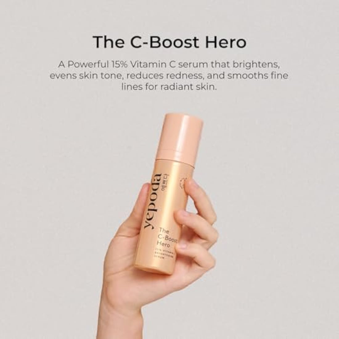 Yepoda The C-Boost Hero | 15% Vitamin C & Hyaluronic Acid Serum - 30ml