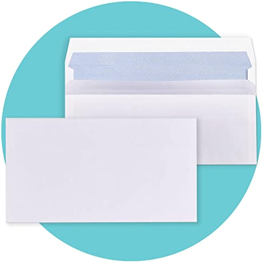 Triplast DL White Security Envelopes – 500 Pack Self-Seal 90gsm Paper