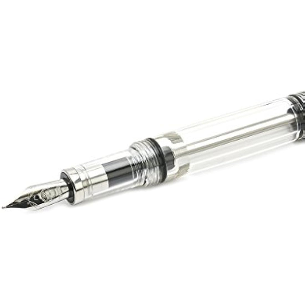 TWSBI Vac Mini Clear Fountain Pen | Vacuum Filler | 1.1mm Stub Nib